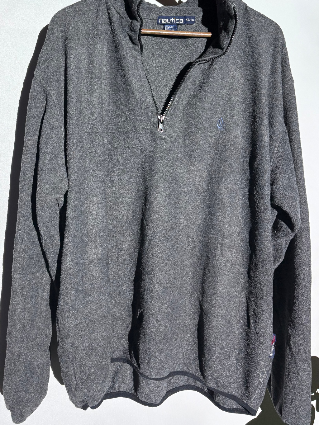 Nautica Quarter Zip – Charcoal Grey