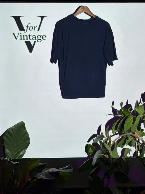 Reebok Campus T-Shirt – Navy Blue – S – Second Hand