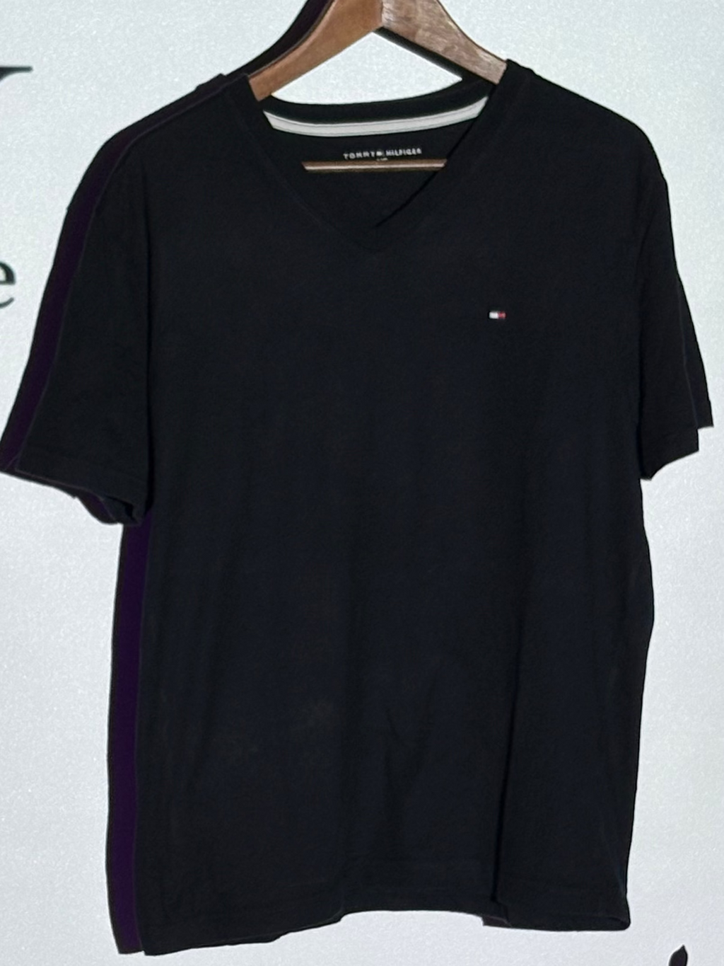 Tommy Hilfiger T-Shirt – Black – L – Second Hand