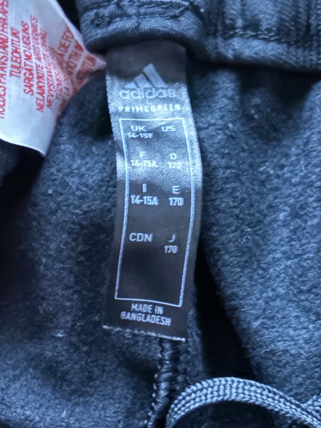 Adidas Track Pants – Black – 14/15 Years – Second Hand