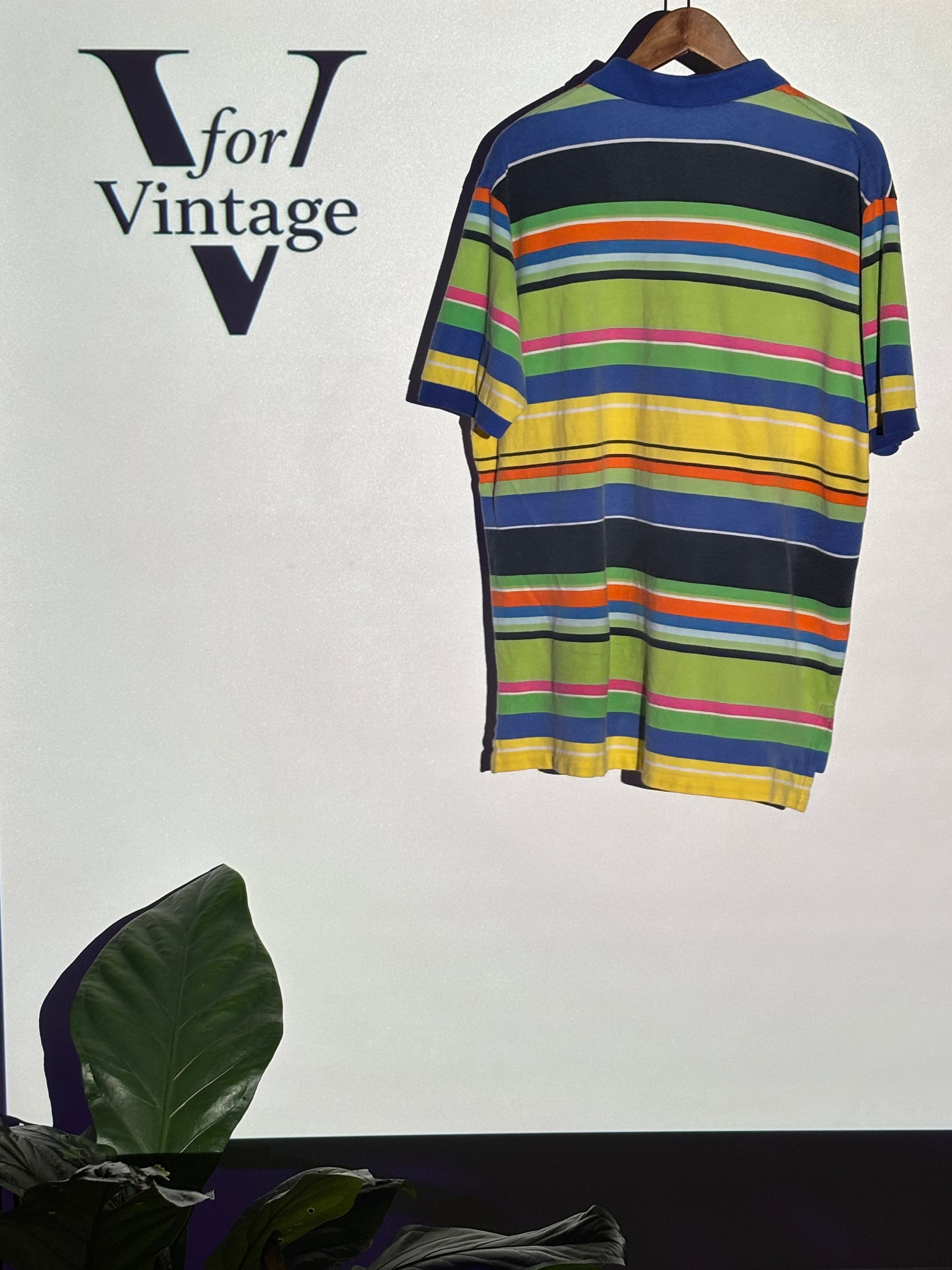 Polo Ralph Lauren Striped Polo Shirt – Multicolor – XL – Second Hand
