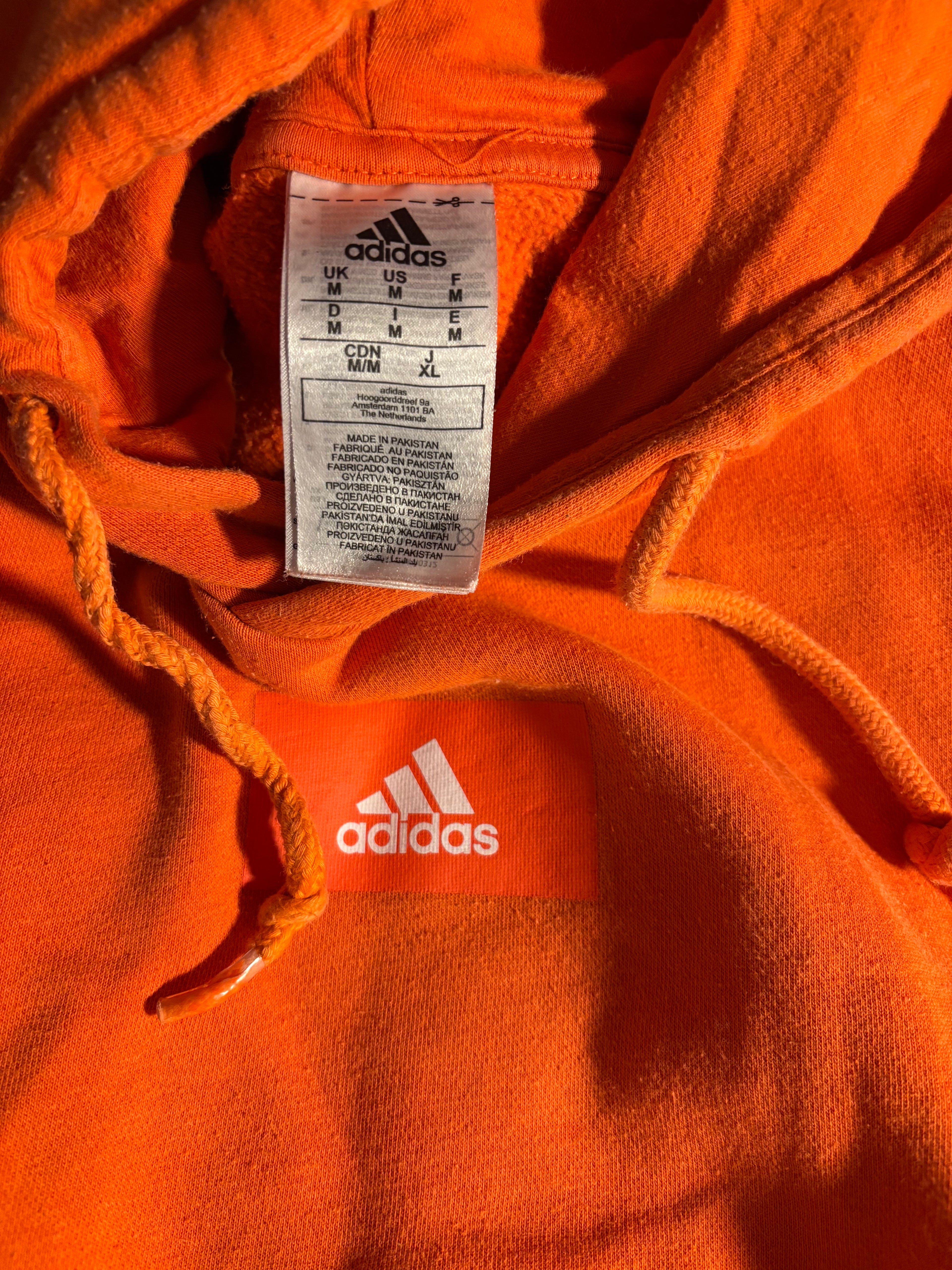 Adidas Hoodie – Orange – M – Second Hand