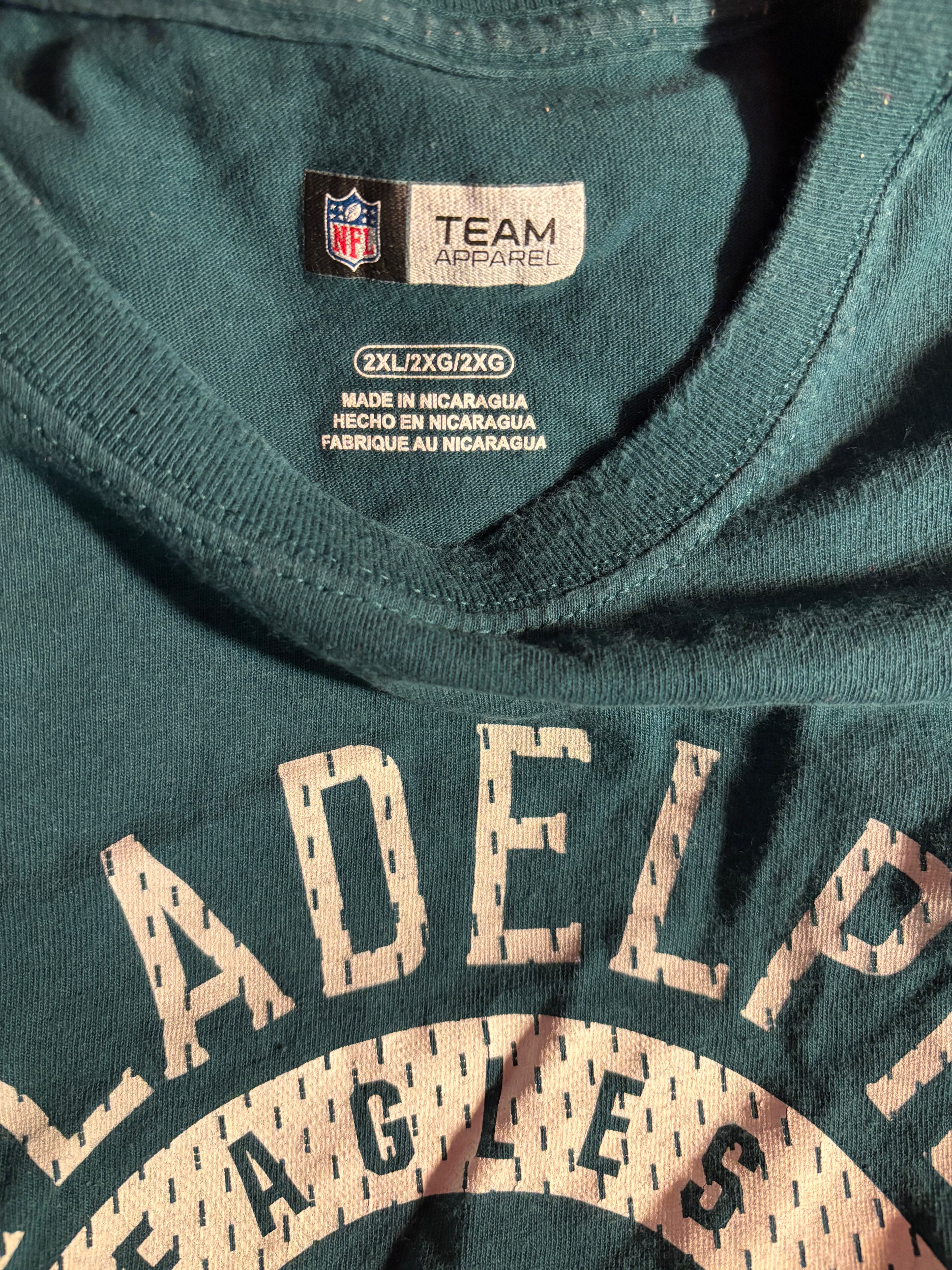 Philadelphia Eagles NFL T-Shirt – Green – 2XL – Second Hand